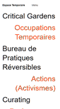 Mobile Screenshot of espacetemporaire.com